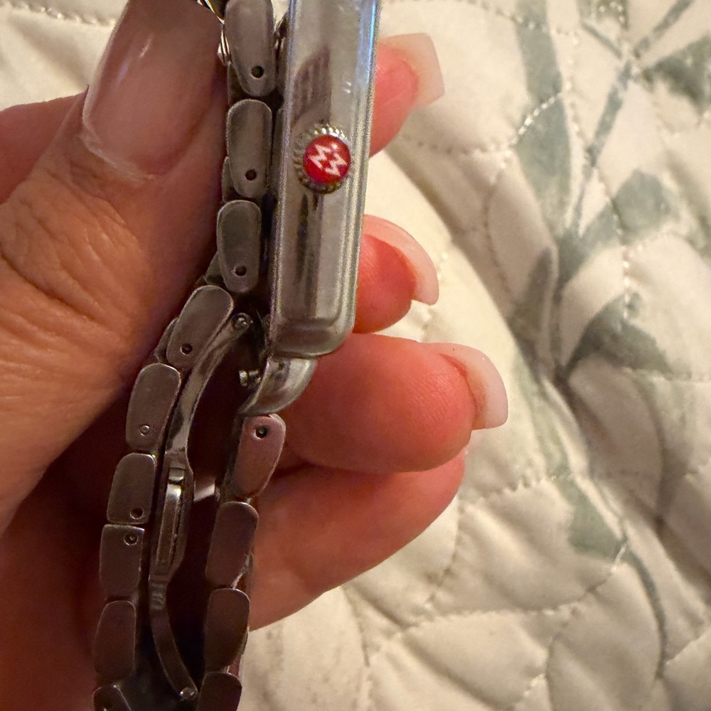 Michele Silver and Rose Gold Watch - Picture 5 of 5